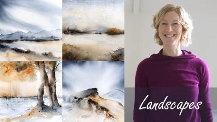 Landscapes: A Free-Flow Watercolour Masterclass with Jane Davies